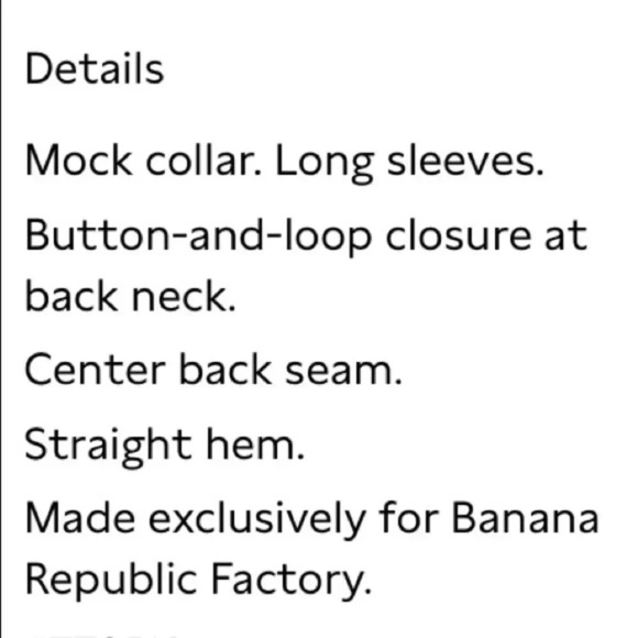 Banana Republic Mixed Media Ruffle Mock-Neck Top - Picture 10 of 14